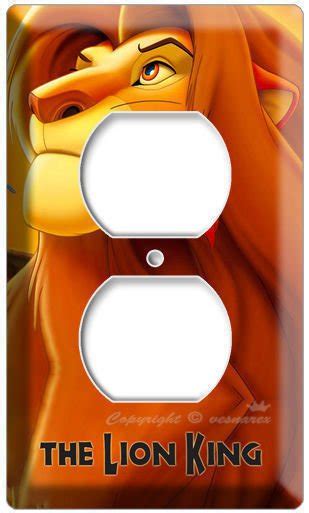 Lion King Adult Simba Disney Movie 2 Hole Power Outlet Wall Plate Cover