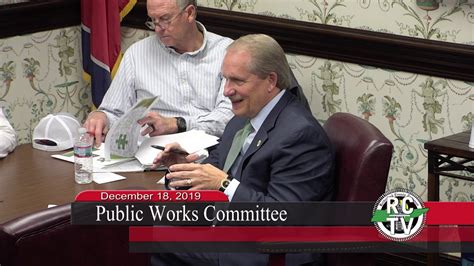 Public Works Committee December 18 2019 Youtube