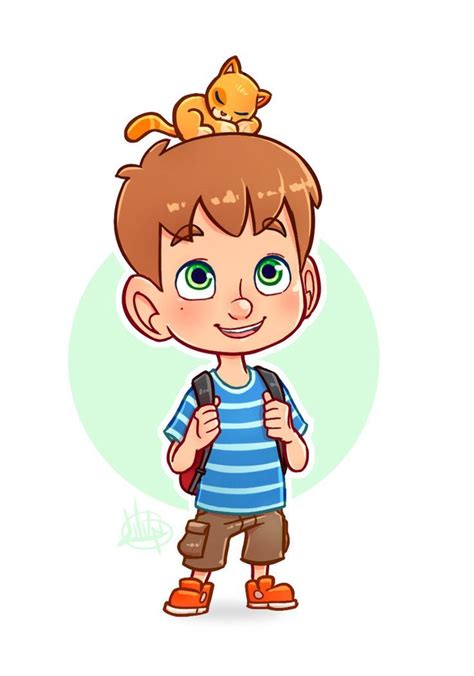 Little Boy Cartoon Drawing Free Download On Clipartmag