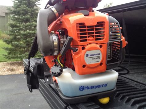Husqvarna 570bts Commercial Back Pack Blower Review Tools In Action