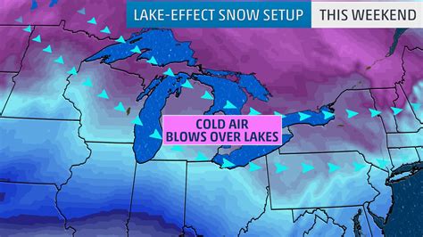 First Significant Lake Effect Snow Event Likely This Weekend In Great