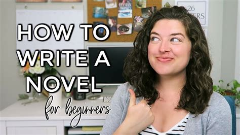 How To Write A Novel For Beginners Youtube