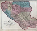 Historical Atlas Map of Santa Clara County, California - High Ridge ...