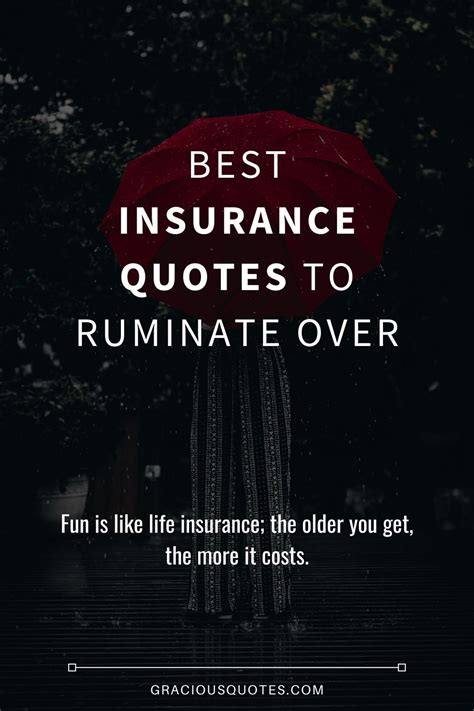 30 Of The Best Insurance Quotes To Ruminate Over Gracious Quotes
