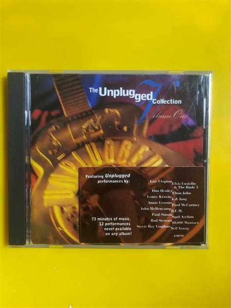 Reserved The Unplugged Collection Vol 1 Cd Hobbies And Toys Music