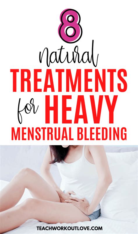 8 Natural Treatments For Heavy Menstrual Bleeding Twl