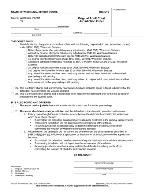 Adult Court Order Fill Out And Sign Online Dochub