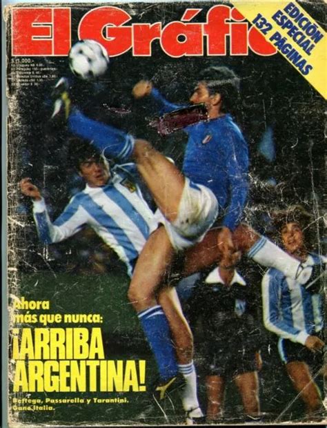 Fifa World Cup Argentina 1978 Argentina Vs Italy Magazine 24 99 Picclick