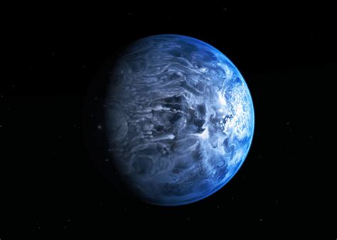 Nasa Hubble Finds A True Blue Planet This Illustration Sho Flickr