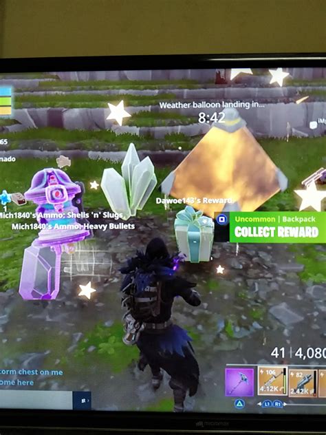 After completing 100 levels of the battle pass, the player can unlock the unmistakable baby yoda back bling with yoda accompanying the mandalorian for the remainder of the games. Fortnite Save The World Storm Chest Quest