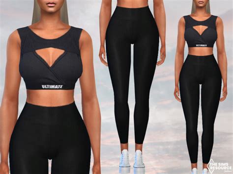 Ultimate Full Body Fitness Outfit By Saliwa At Tsr Sims 4 Updates