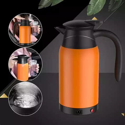 1000ml Touch Car Electric Heating Kettle 304 Stainless Steel Water