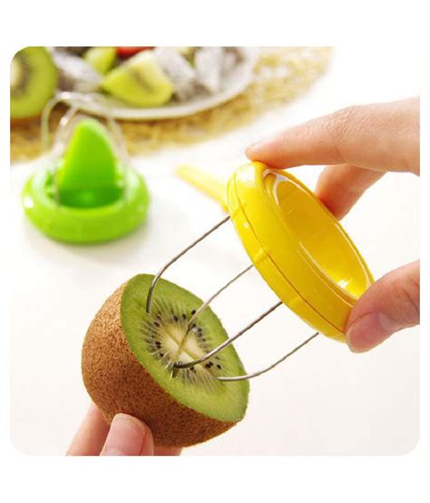 2 In 1 Vegetable Fruit Peeled Kiwi Cutter Device Digging Core Spiral