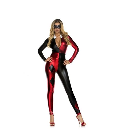 Harley Quinn Catsuit Womens Costume Cosplay Costumes
