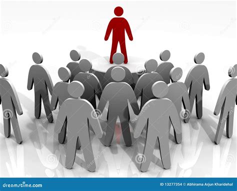 Leader Leading People Stock Images Image 13277354