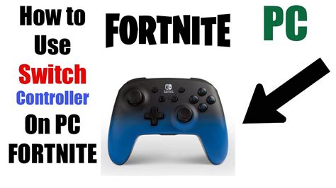How To Use Switch Controller On Pc Fortnite 2020 Youtube