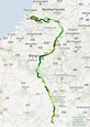 Meuse Cycle Route map (French section) - Freewheeling France