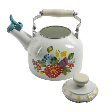 4.8 out of 5 stars. The Pioneer Woman Blooming Bouquet 2-Quart Tea Kettle ...