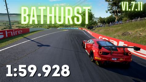 Assetto Corsa Competizione Ferrari 488 GT3 Evo Bathurst Hotlap