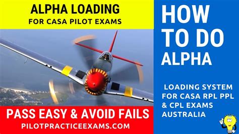 Alpha Loading Chart For Casa Rpl Ppl Cpl Pilot Exams Flight Training
