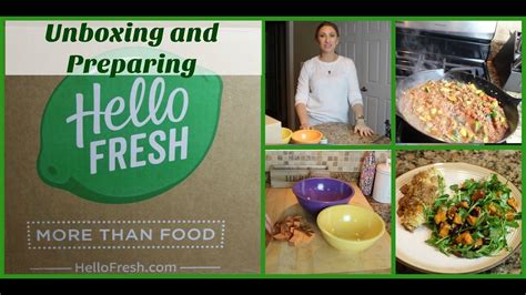 Hello Fresh Unboxing Preparing Meals Food Delivery Service Lisasz09 Youtube