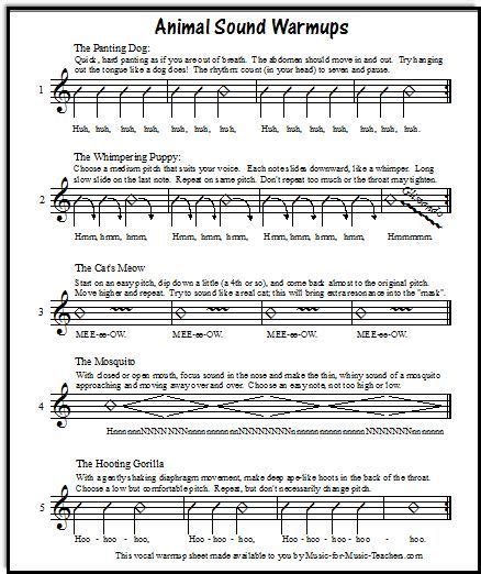 This Vocal Warm Up Appeals To Elementary Music Students As It Uses