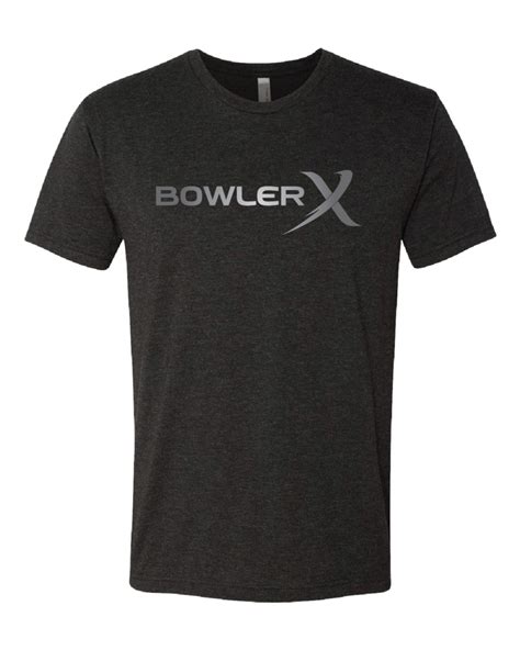 Bowlerx Silver Mirrored Logo T Shirt