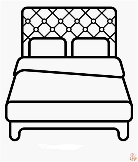 Bed Coloring Pages Relax With Free Fun And Printable Coloring