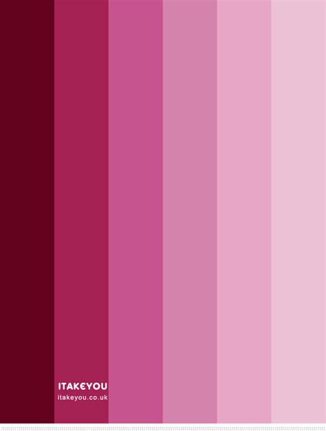 Shades Of Pink Colour Combination Pink Color Names Uk Pink Color Chart Pink