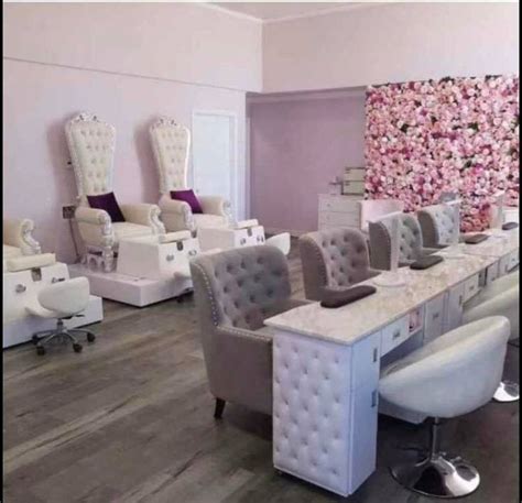 Pedicure Interior De Salón De Belleza Decoración Para Salón De Uñas