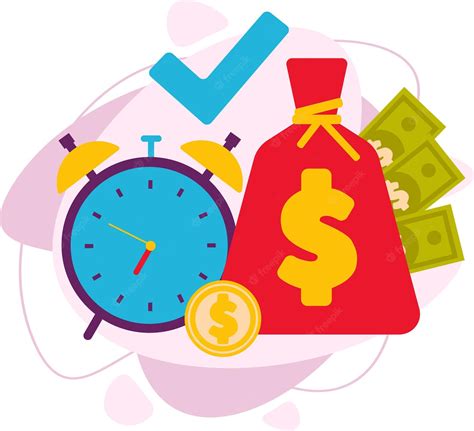Premium Vector Saving Time And Money Vector Vector Business Concept