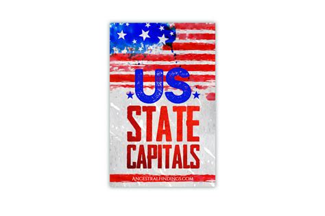 Us State Capitals Ebook Ancestral Findings