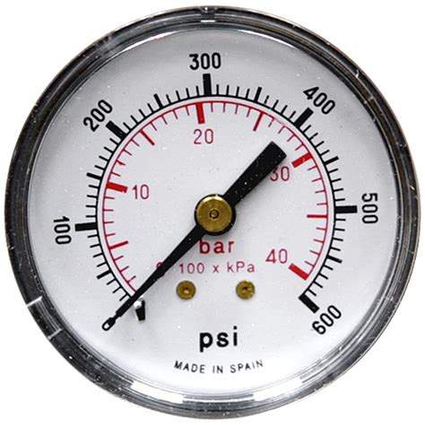 600 Psi 2 Bm Dry Gauge Cds 5p 040d600 Pressure And Vacuum Gauges