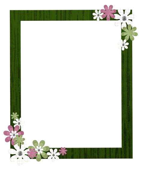 Picture Frame Download Clip Art Green Border Frame Png Clipart Png