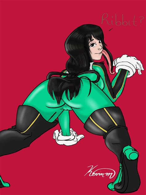 Rule 34 Bent Over Big Ass Big Butt Cameltoe Froppy My Hero Academia Tongue Out Tsuyu Asui