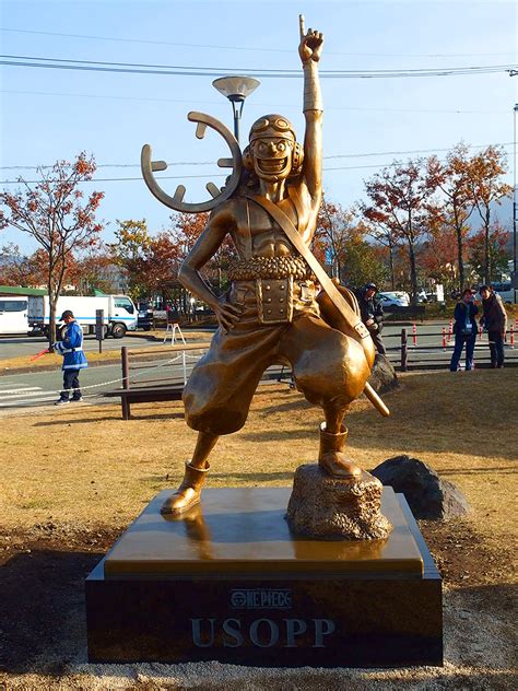 One Piece Statues In Kumamoto Prefecture 道の駅 阿蘇