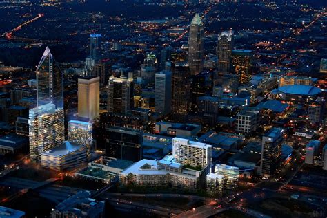 Charlotte North Carolina Skyline Cool Places To Visit Nice View