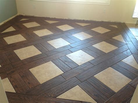 Wood Tile Pattern W 16 Square Tile Accents Wood Tile Pattern