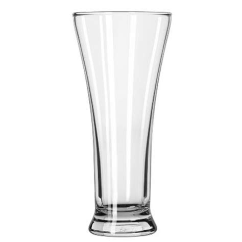 Libbey 1240ht 10 Oz Heat Treated Flare Pilsner Glass With Safedge Rim