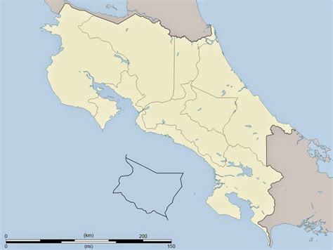 Mapas De Cartago Provincia N° 3 De Costa Rica