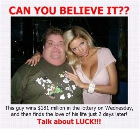 Guy Wins 181 Million In The Lottery Finds His True Love Two Days Later Funny