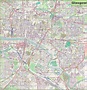 Large detailed map of Glasgow