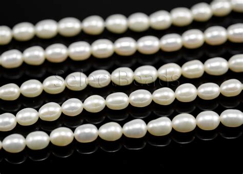 Fresh Water Pearl Beads Cultured Fresh Water Pearls White Etsy
