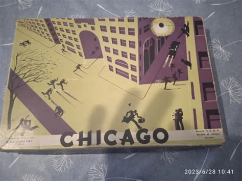 Ancien Jeu De Societe Chicago Eur Picclick Fr