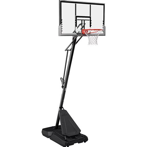 Spalding 54 In Angled Portable Basketball Hoop Academy