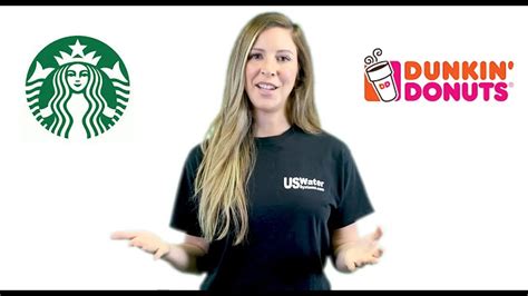 Starbucks Vs Dunkin Donuts Coffee The Difference Is In The Water Youtube