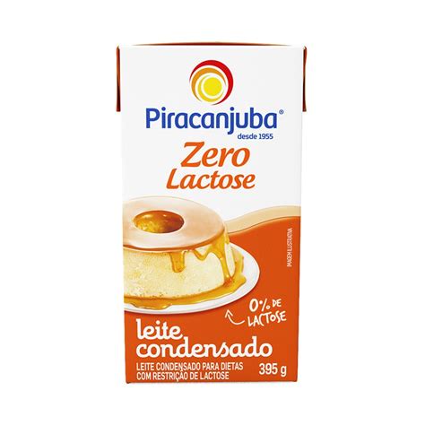 Açúcar;enzima lactase;regulador de acidez:bicarbonato de sódio (ins500ii); Leite Condensado Piracanjuba Zero Lactose 395g ...
