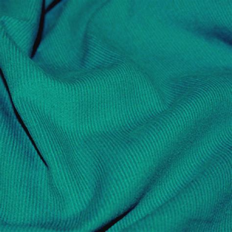 Teal Blue Needlecord Cotton Corduroy 21 Wale Fabric Material 140cm
