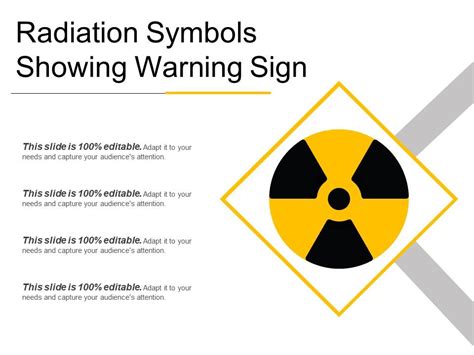 Radiation Symbols Showing Warning Sign Presentation Deck Presentation