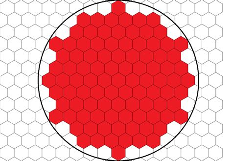 Geometry Hexagon Packing In A Circle Mathematics Stack Exchange
